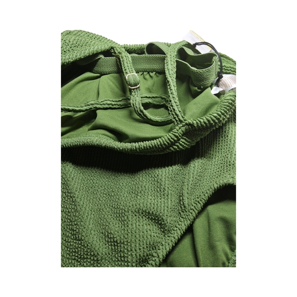 1 NWT Shade & Shore Size X Small Green One Piece Swimsuit - Picture 4 of 5